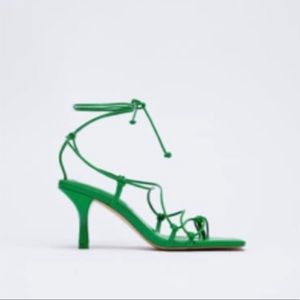 Zara Green Heels